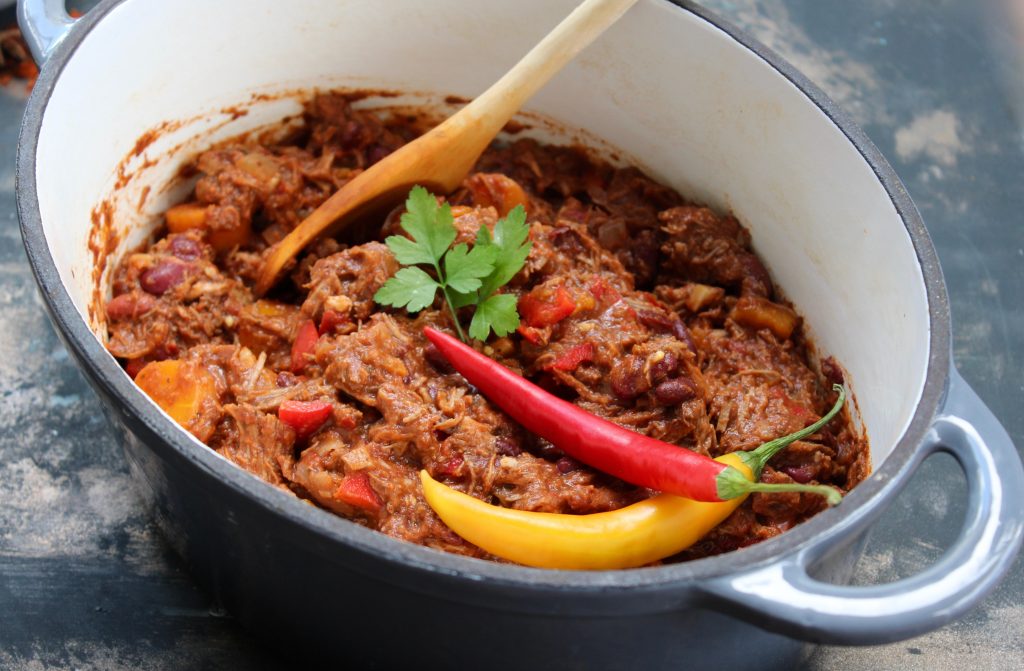 Chili con carne oksekød