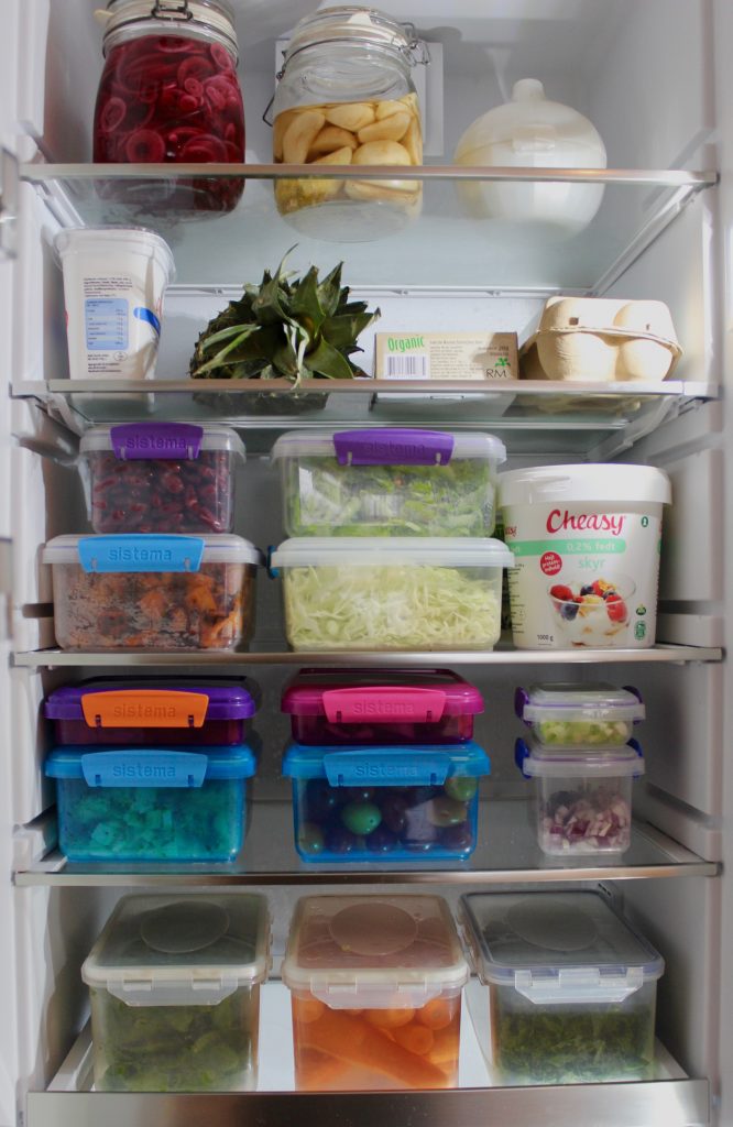 Spis flere grøntsager køleskab
