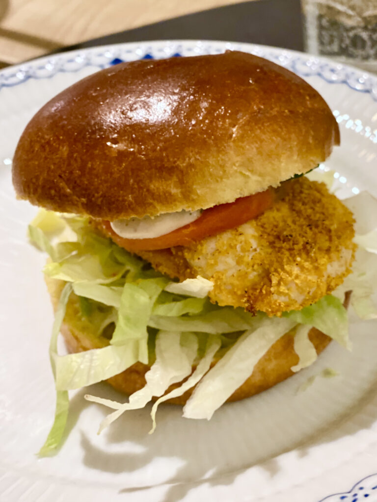 Chrispy chicken burger