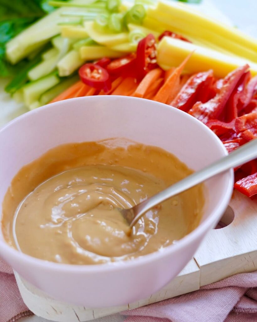 Bedste peanutbutter dip