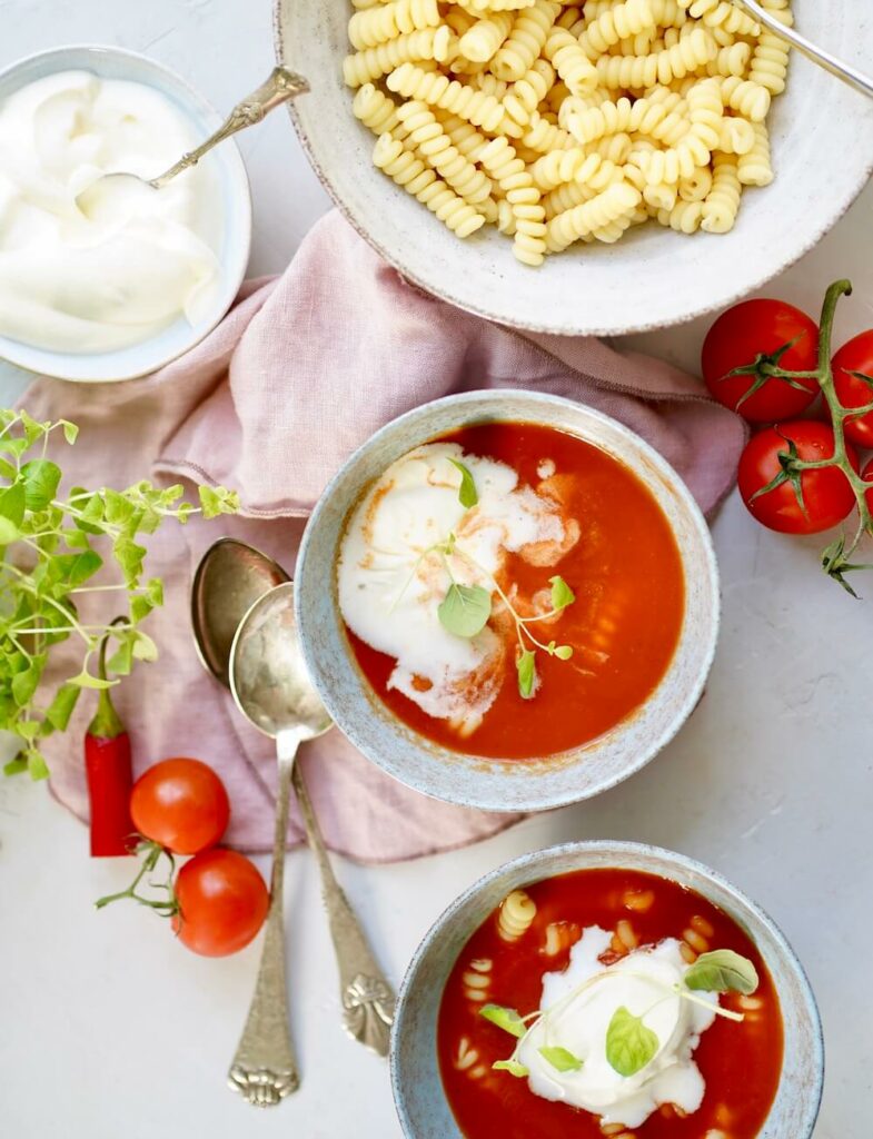 Hjemmelavet tomatsuppe