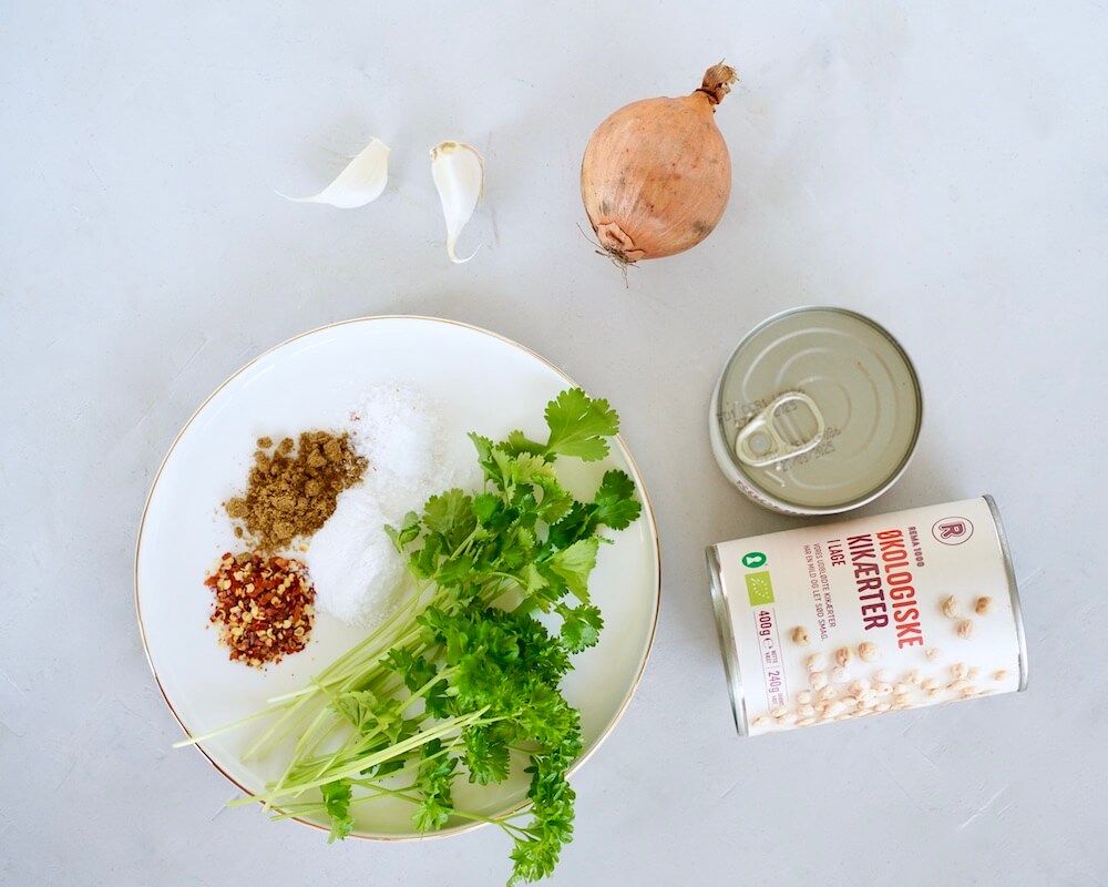 Falafel ingredienser